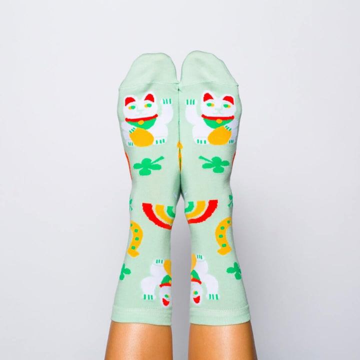 Lucky Cat Socks (M)