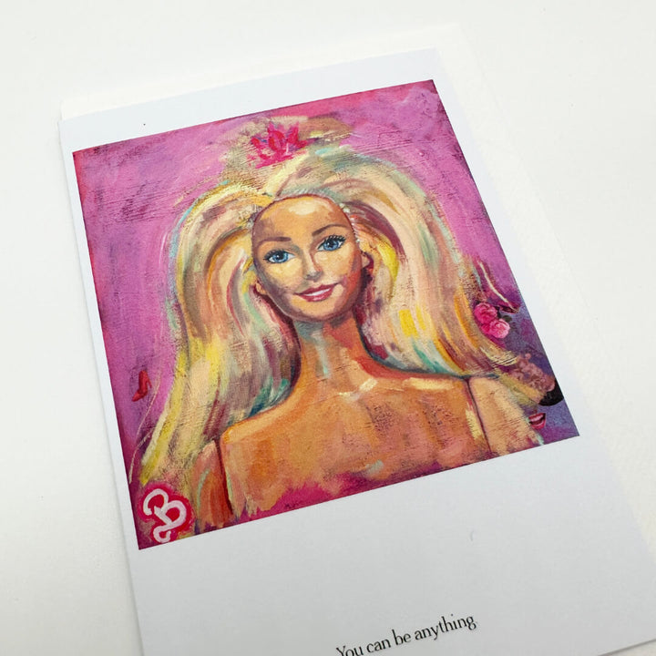 You Can Be Anything Barbie Greetings Card