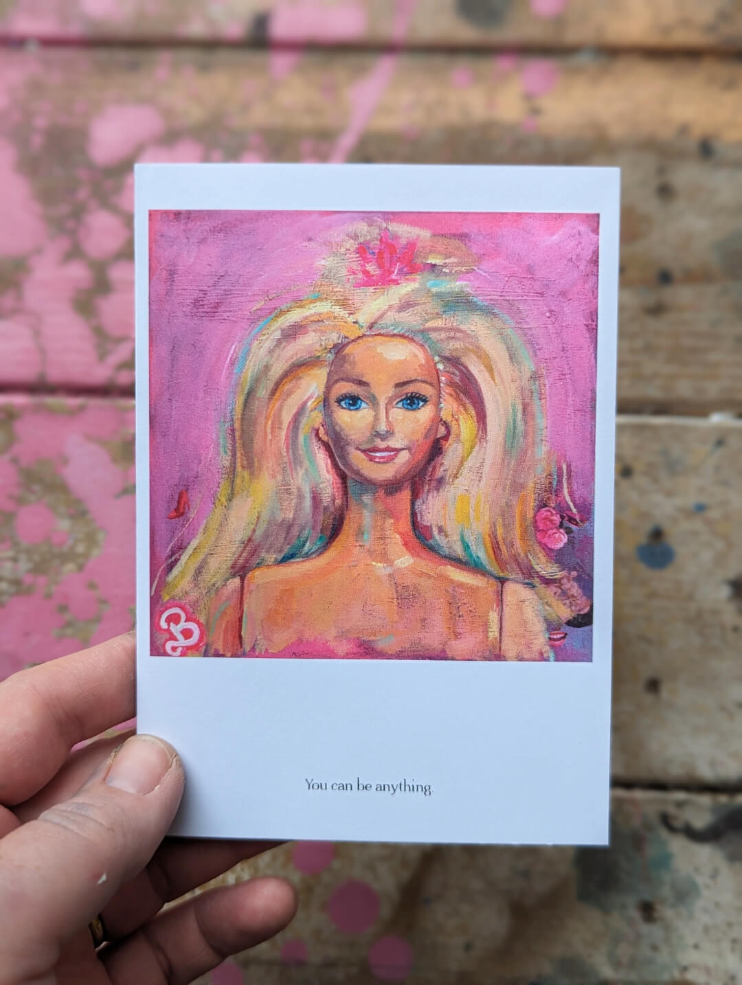 You Can Be Anything Barbie Greetings Card