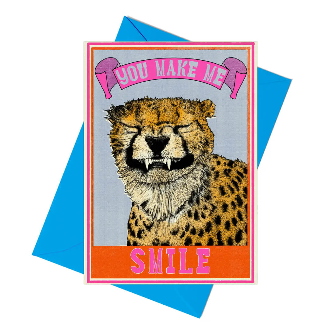 You Make Me Smile Matchbox Greetings Card