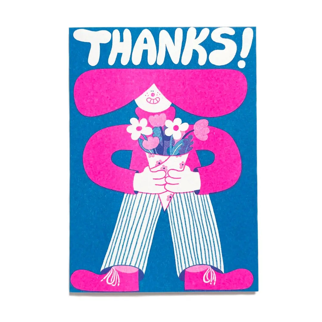 Thanks! Riso Greetings Card