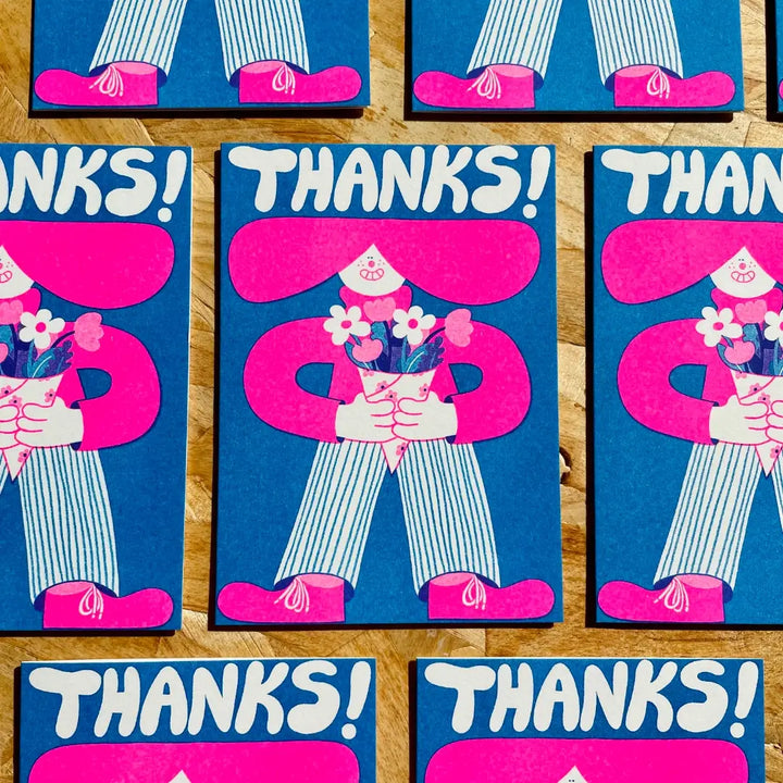 Thanks! Riso Greetings Card