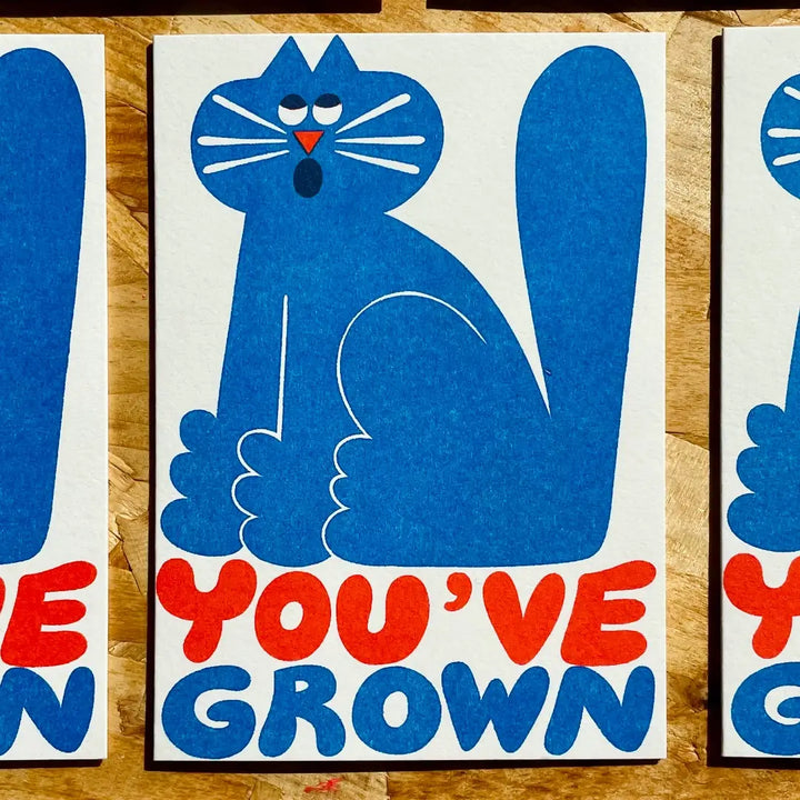 You've Grown Riso Greetings Card