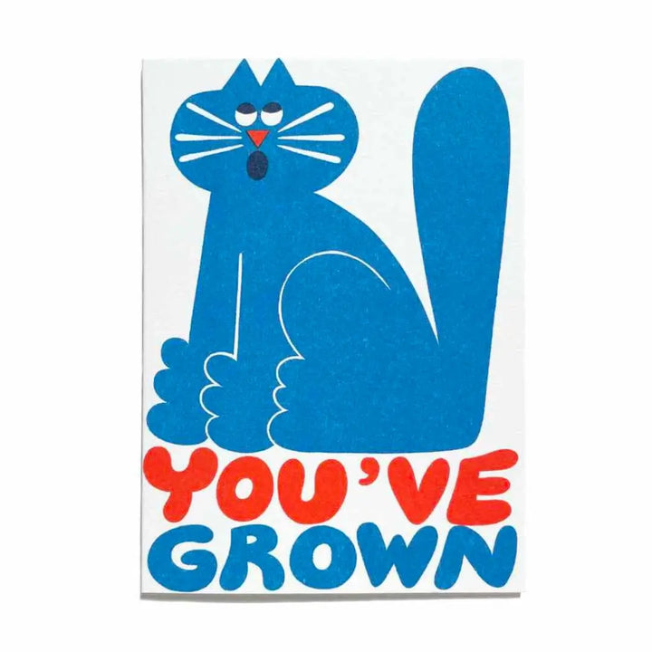 You've Grown Riso Greetings Card