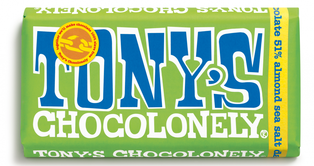 Tony's Chocolonely Dark Almond Sea Salt 180g