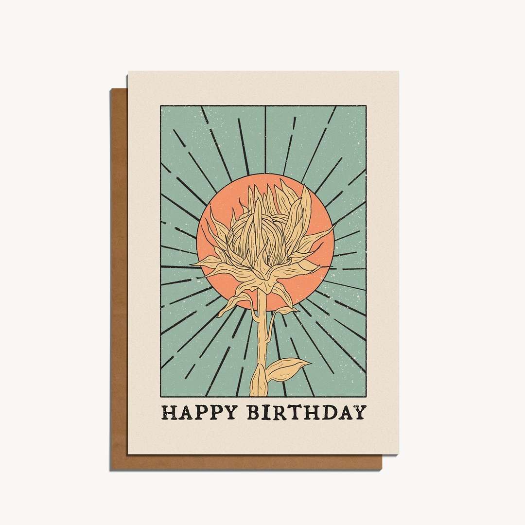 Happy Birthday Rays Card