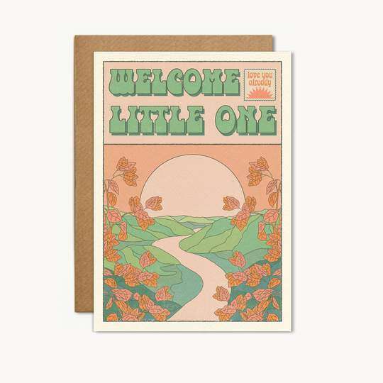 Welcome Little One Greetings Card