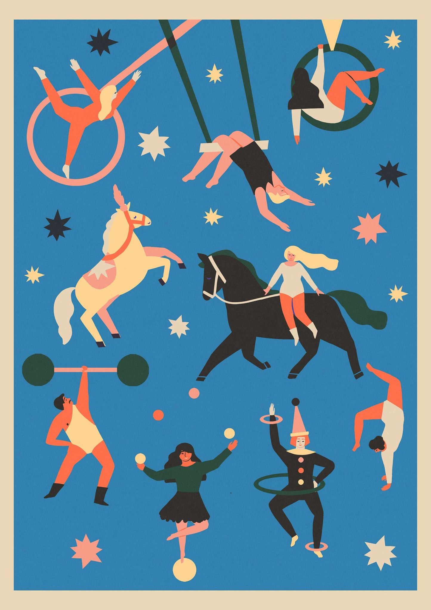 Naomi Wilkinson Circus Print