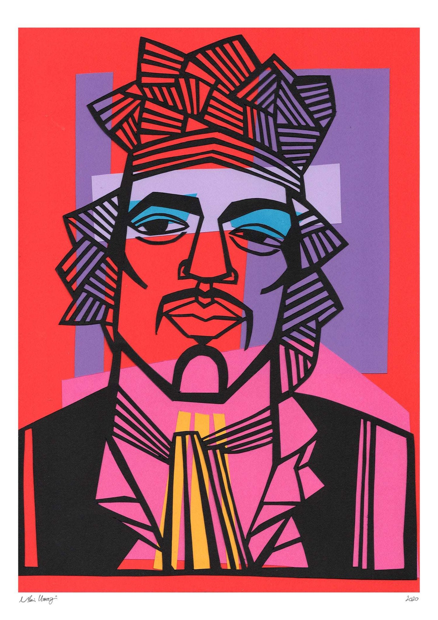 Jimi Hendrix A3 Print