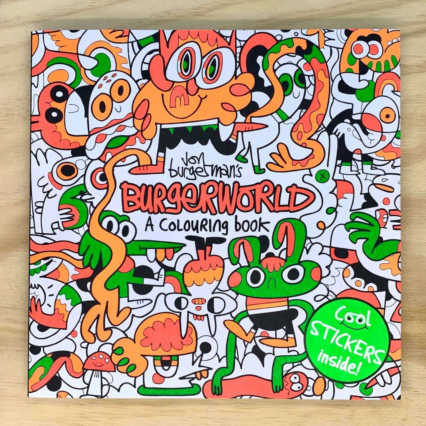 Burgerworld Colouring Book