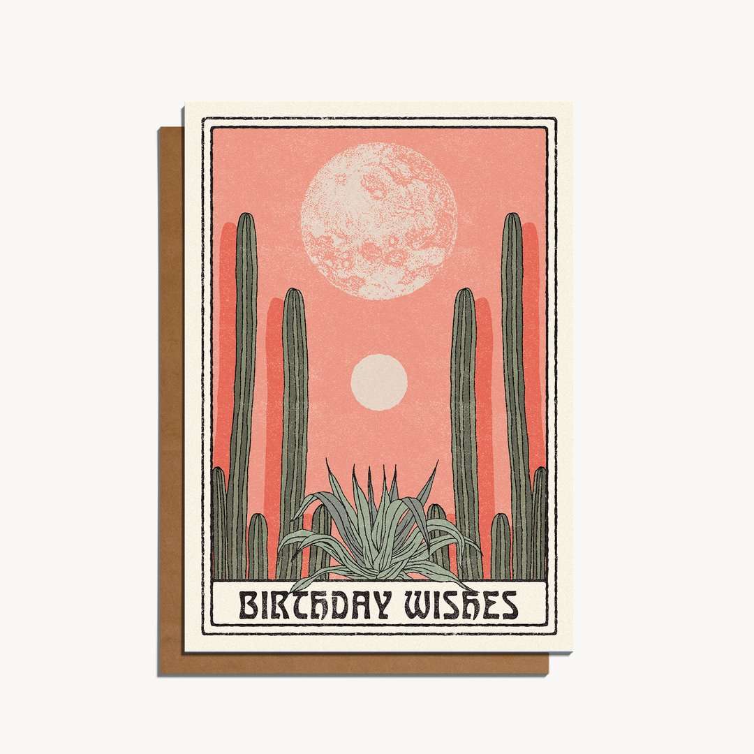 Cactus Moon Birthday Wishes