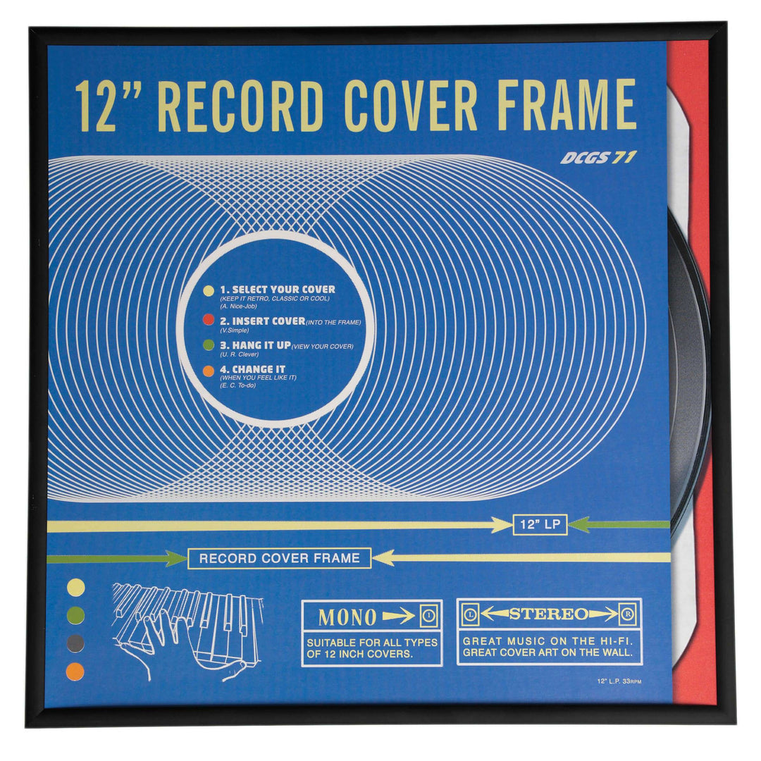 Record Cover Frame - Black