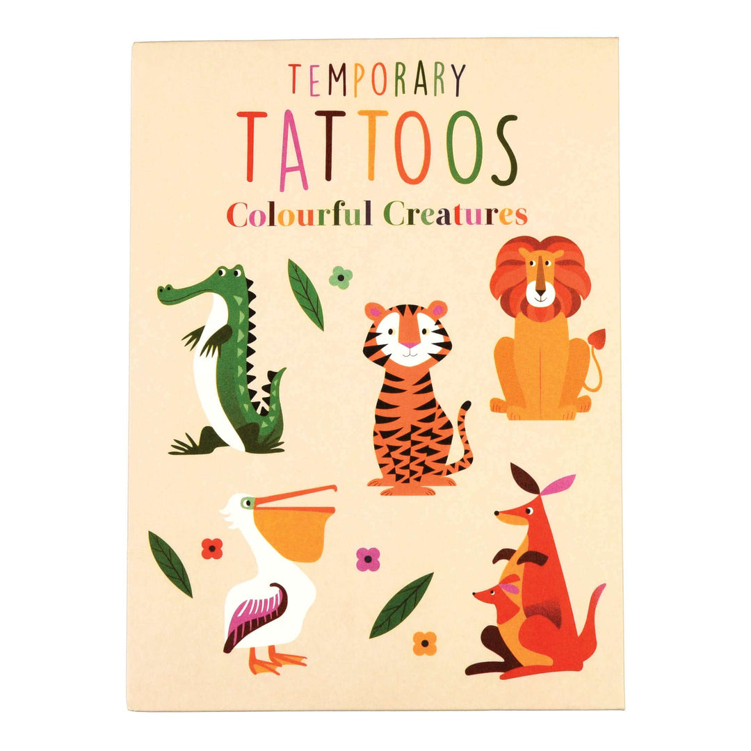 Colourful Creatures Temporary Tattoos Pack