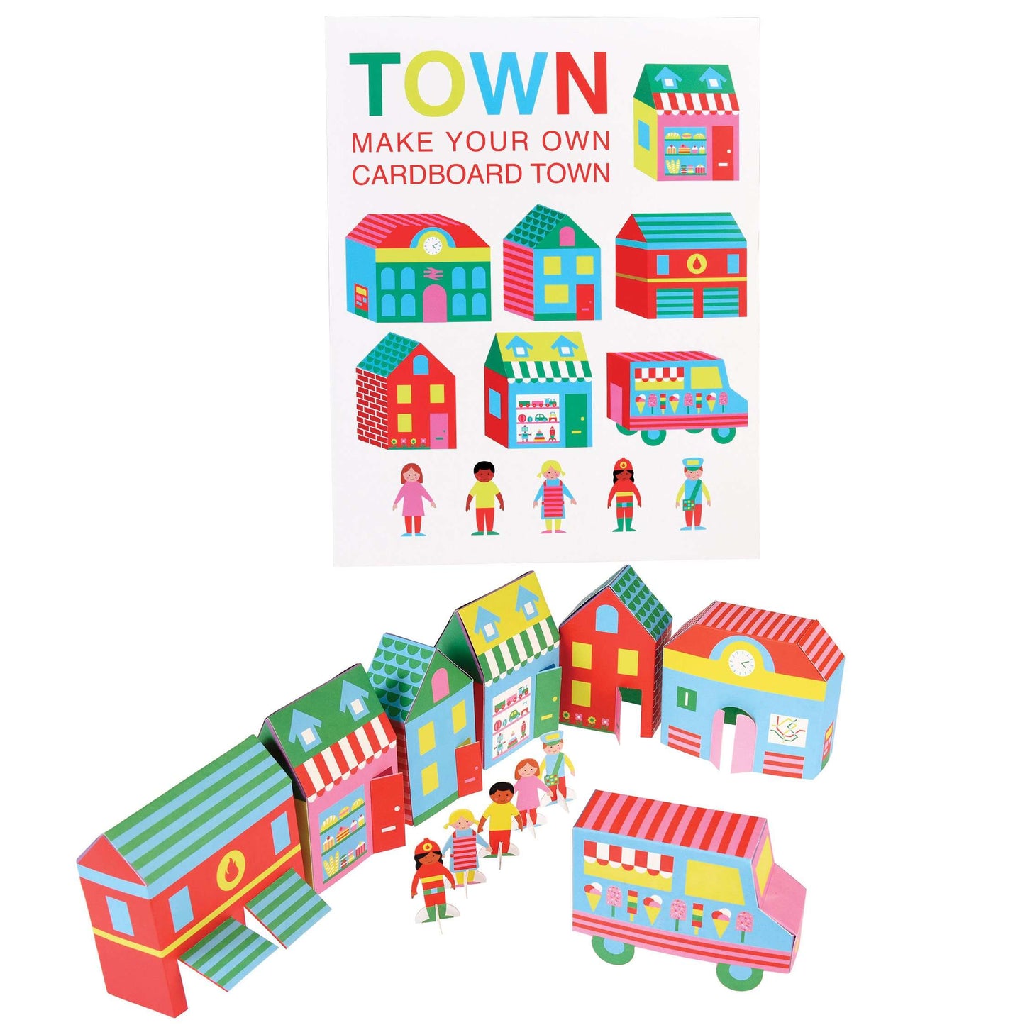 Make Your Own Cardboard Town