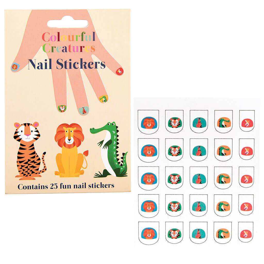 Colourful Creatures Nail Stickers