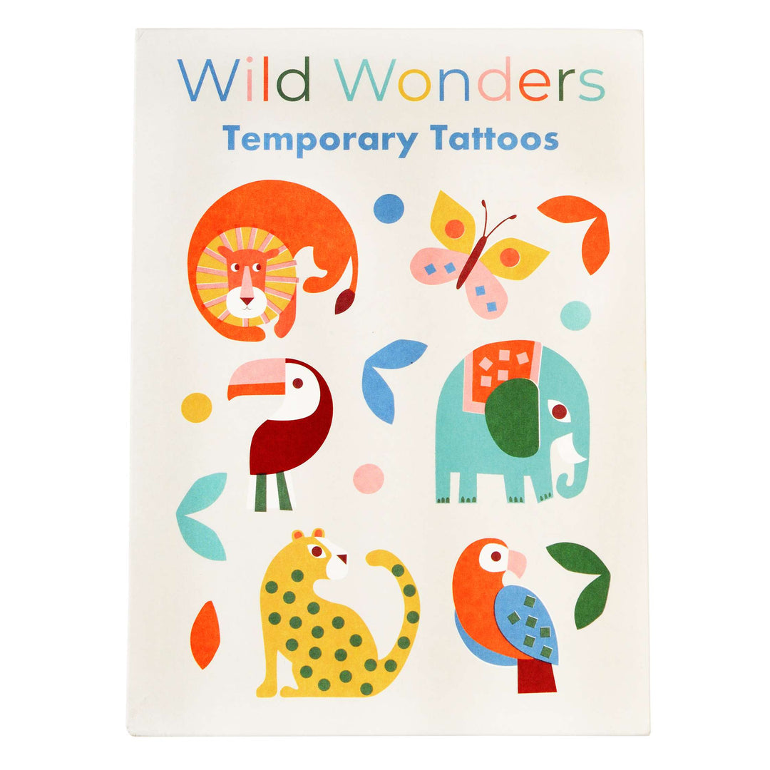 Wild Wonders Temporary Tattoos Pack