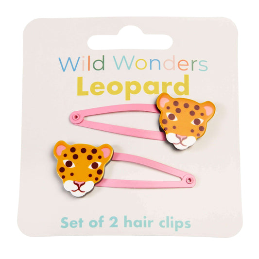 Wild Wonders Leopard Hair Clips