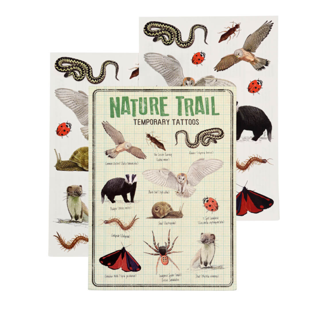 Nature Trail Temporary Tattoos Pack