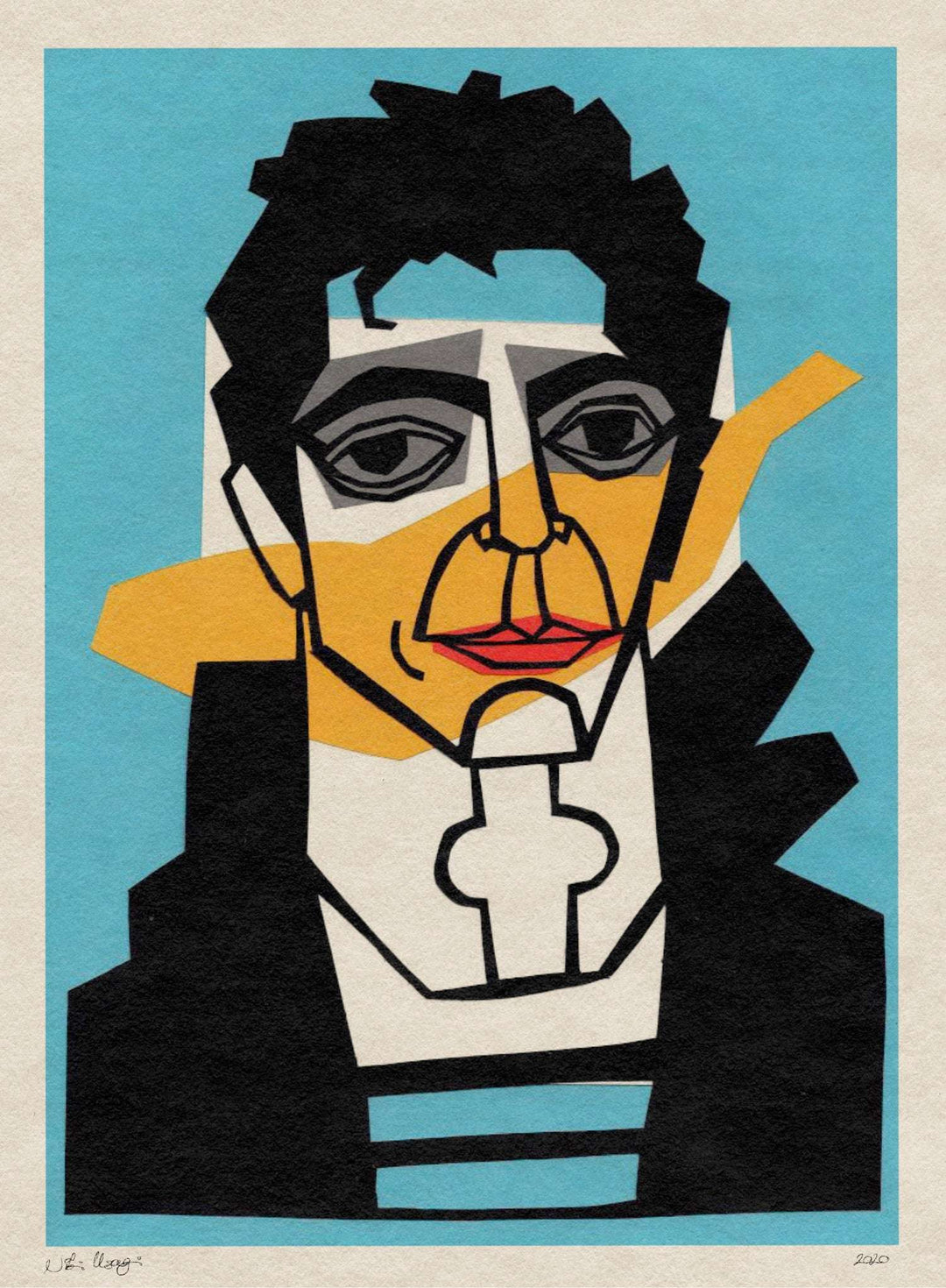 Lou Reed A3 Print