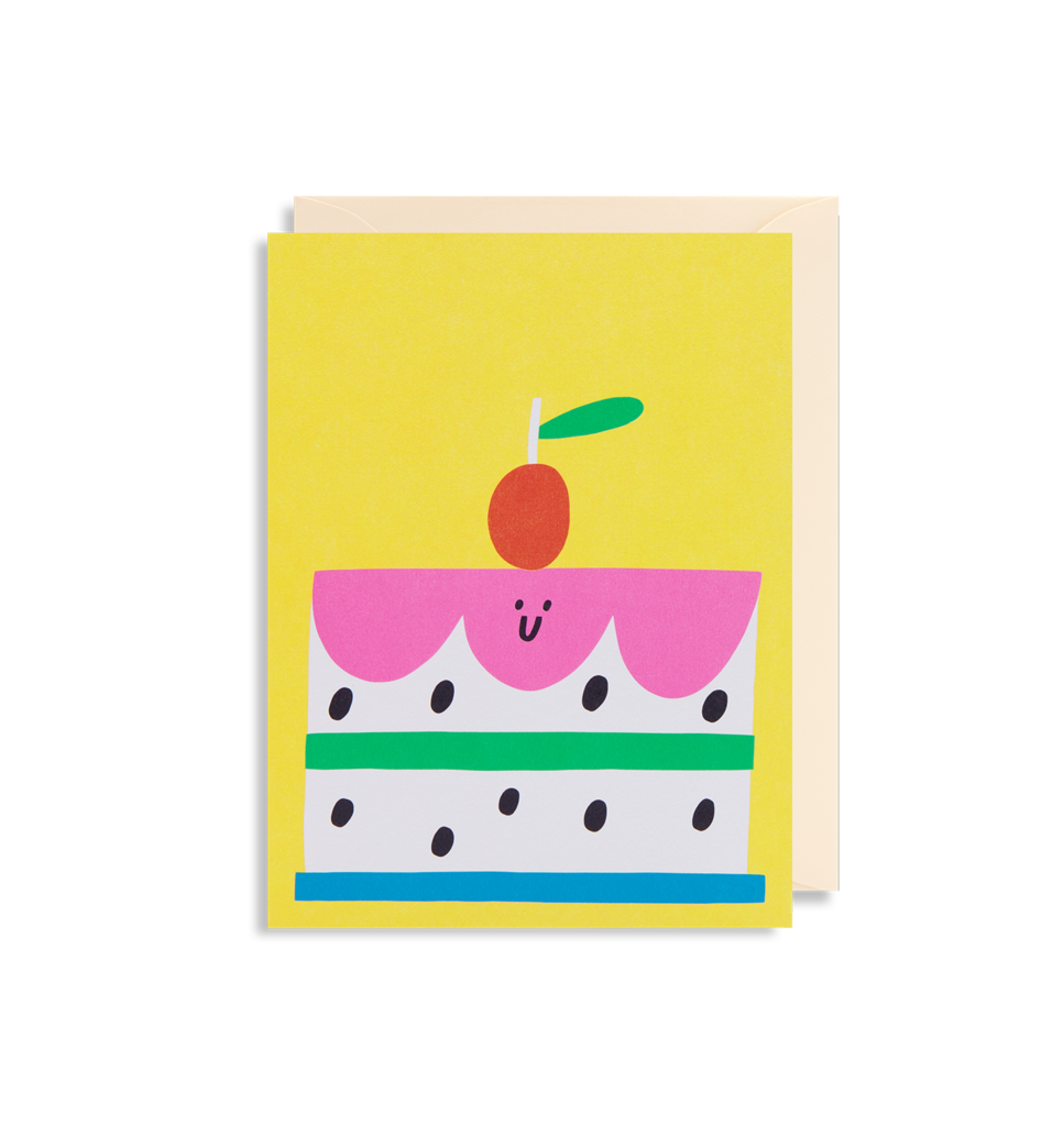 Smiley Cake Mini Card