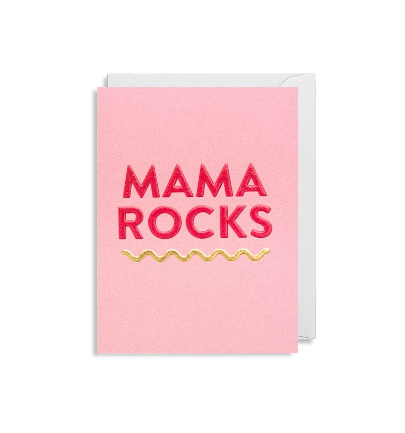 Mama Rocks Mini Greetings Card