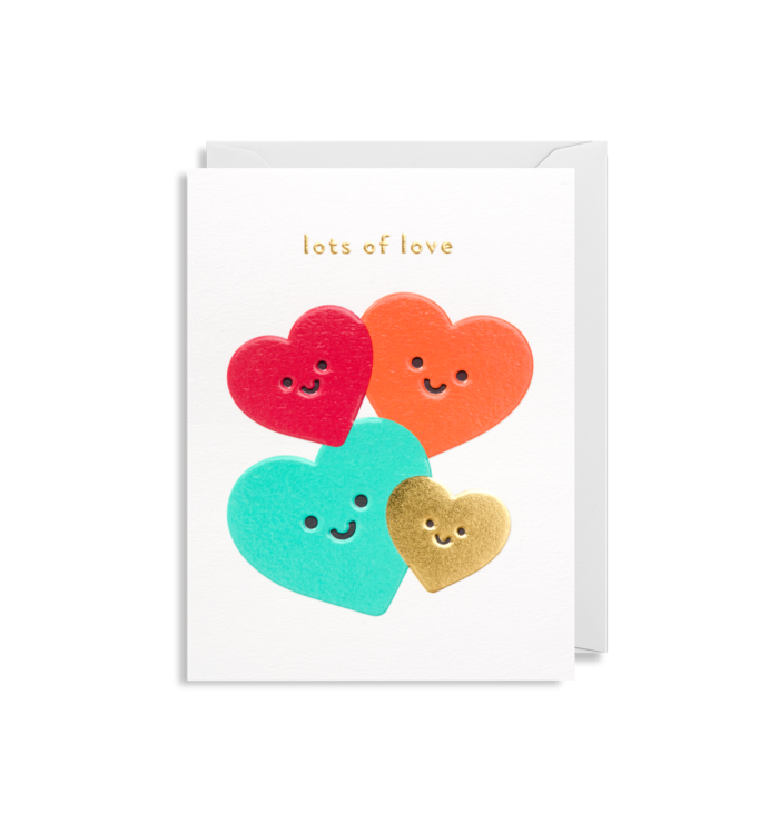 Lots of Love Mini Greetings Card