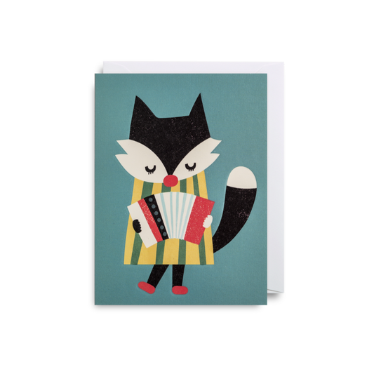 Accordion Critter Mini Card