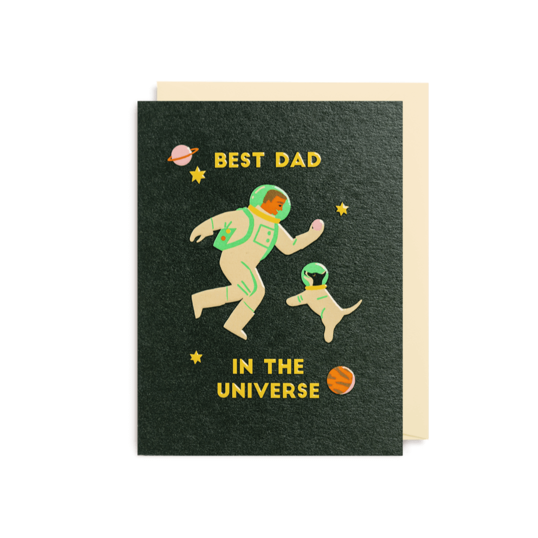 Best Dad in the Universe Mini Card