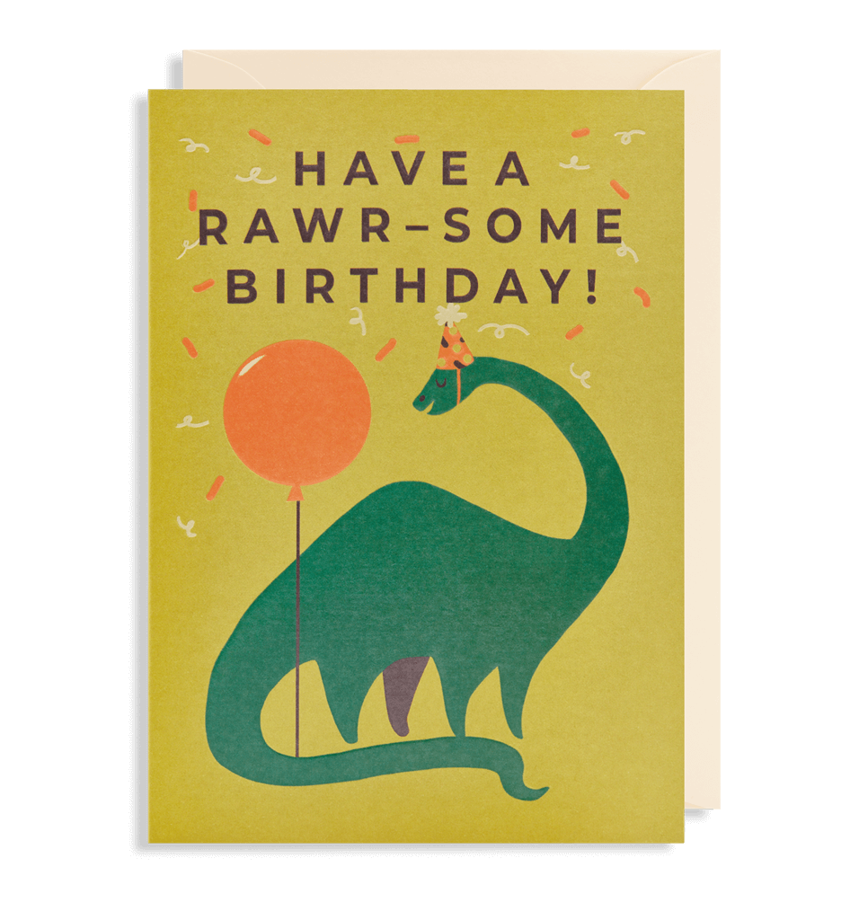 Rawr-some Birthday Card