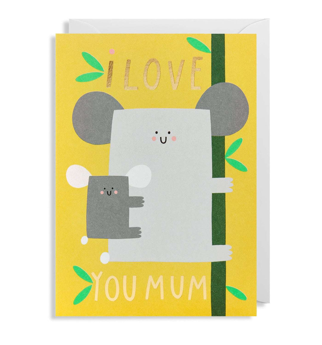 I Love You Mum Greetings Card