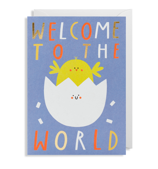 Welcome Chick Greetings Card