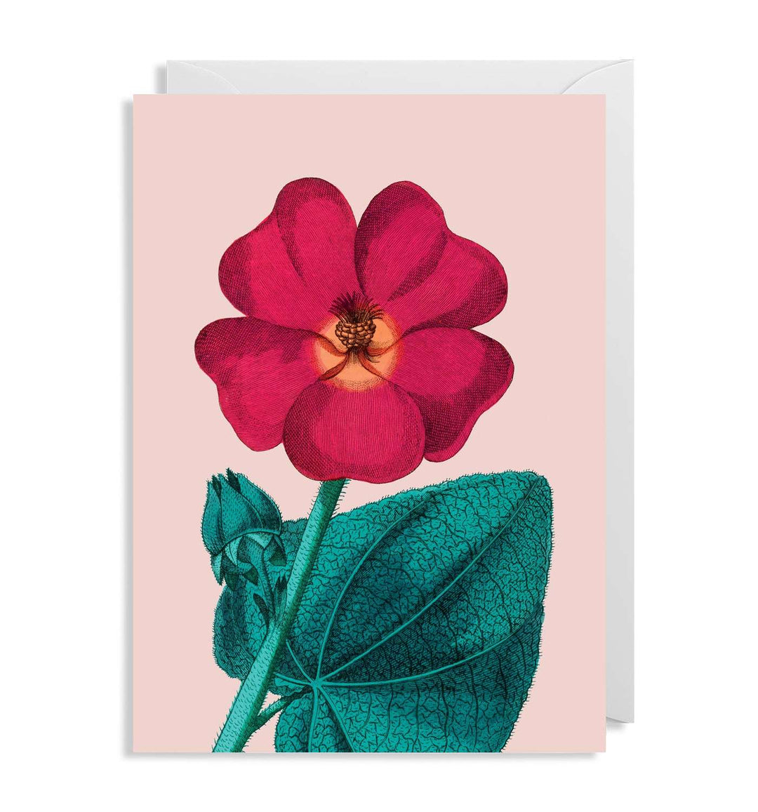 Hollyhock Kew Gardens Greetings Card