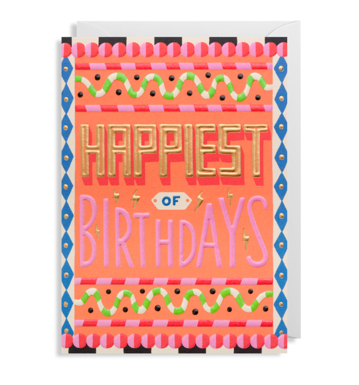 Happiest of Birthdays Greetings Card