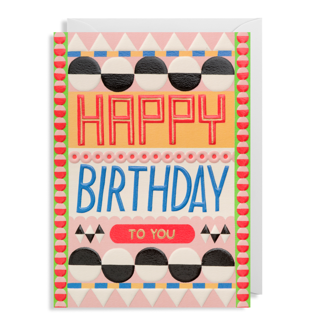 Shapes Birthday Greetings Card