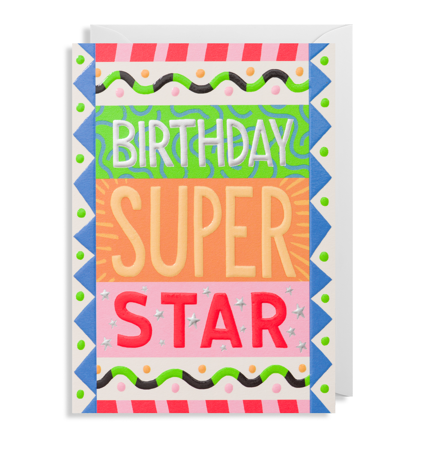 Birthday Super Star Greetings Card