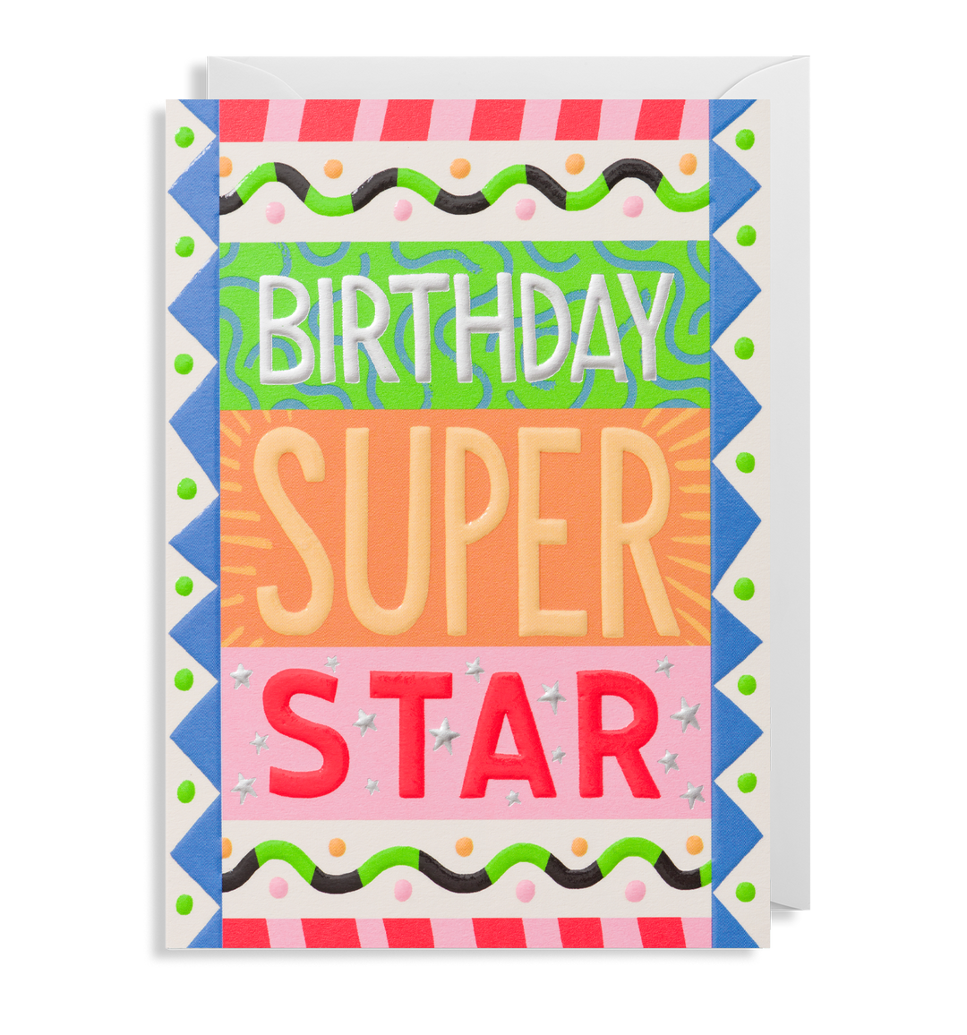 Birthday Super Star Greetings Card