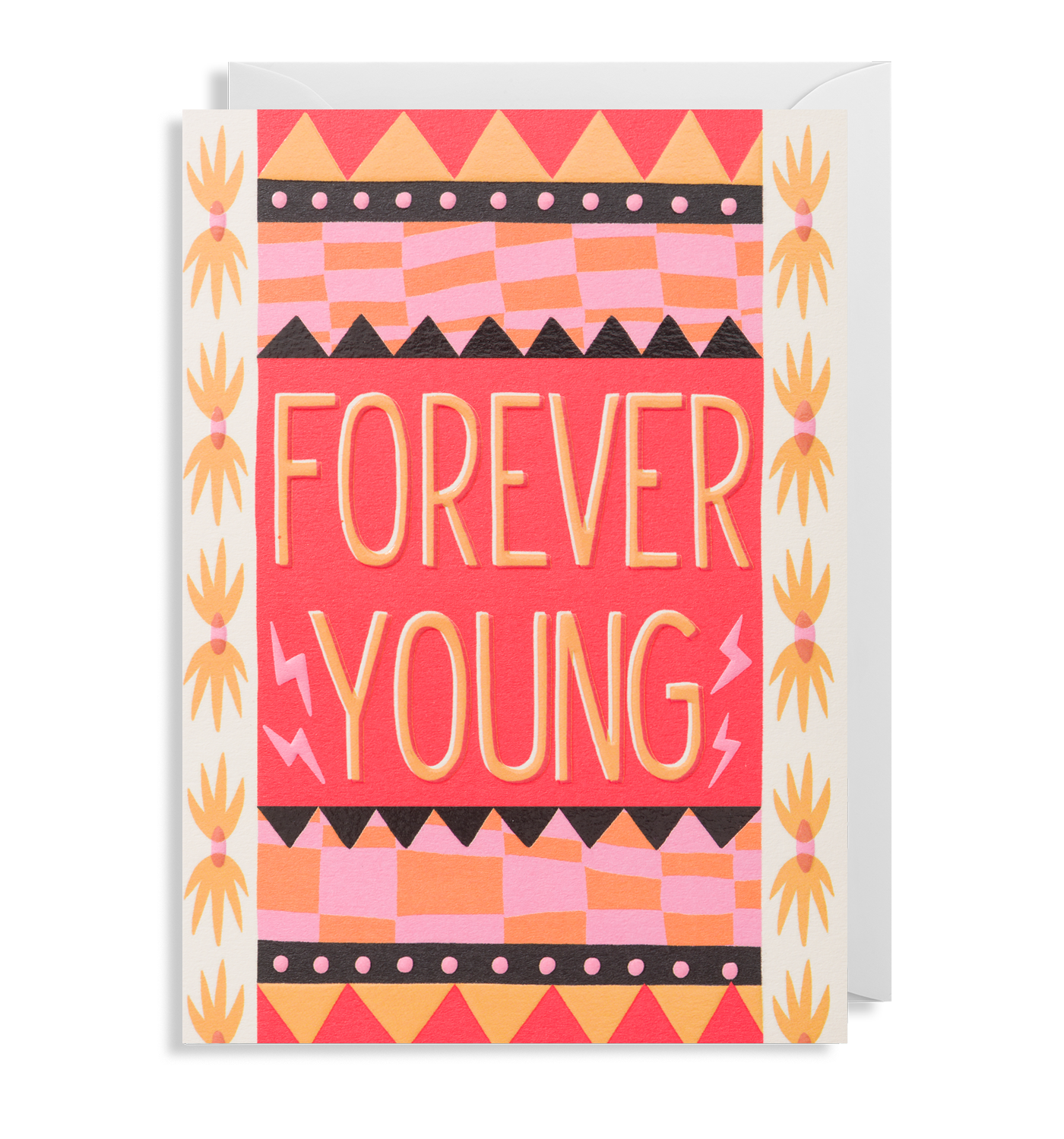 Forever Young Greetings Card