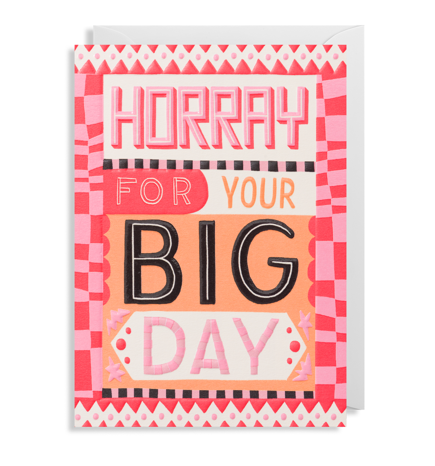 Hooray For Your Big Day Greetings Card