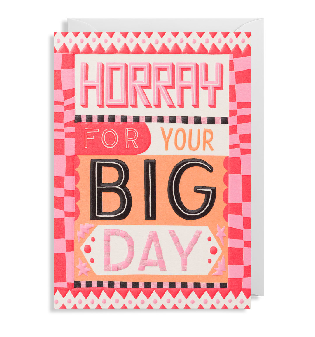 Hooray For Your Big Day Greetings Card