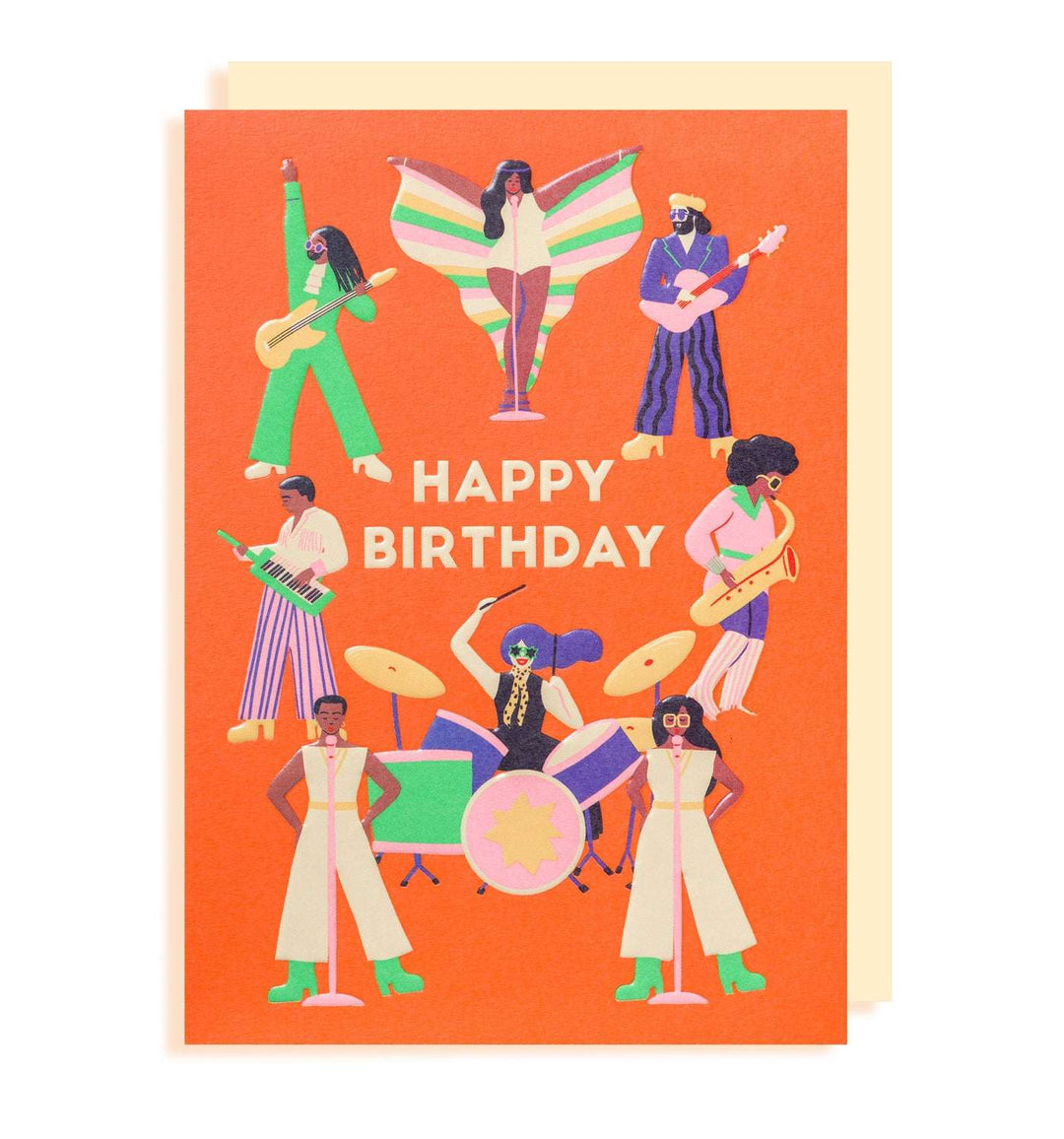 Happy Birthday Band Greetings Card