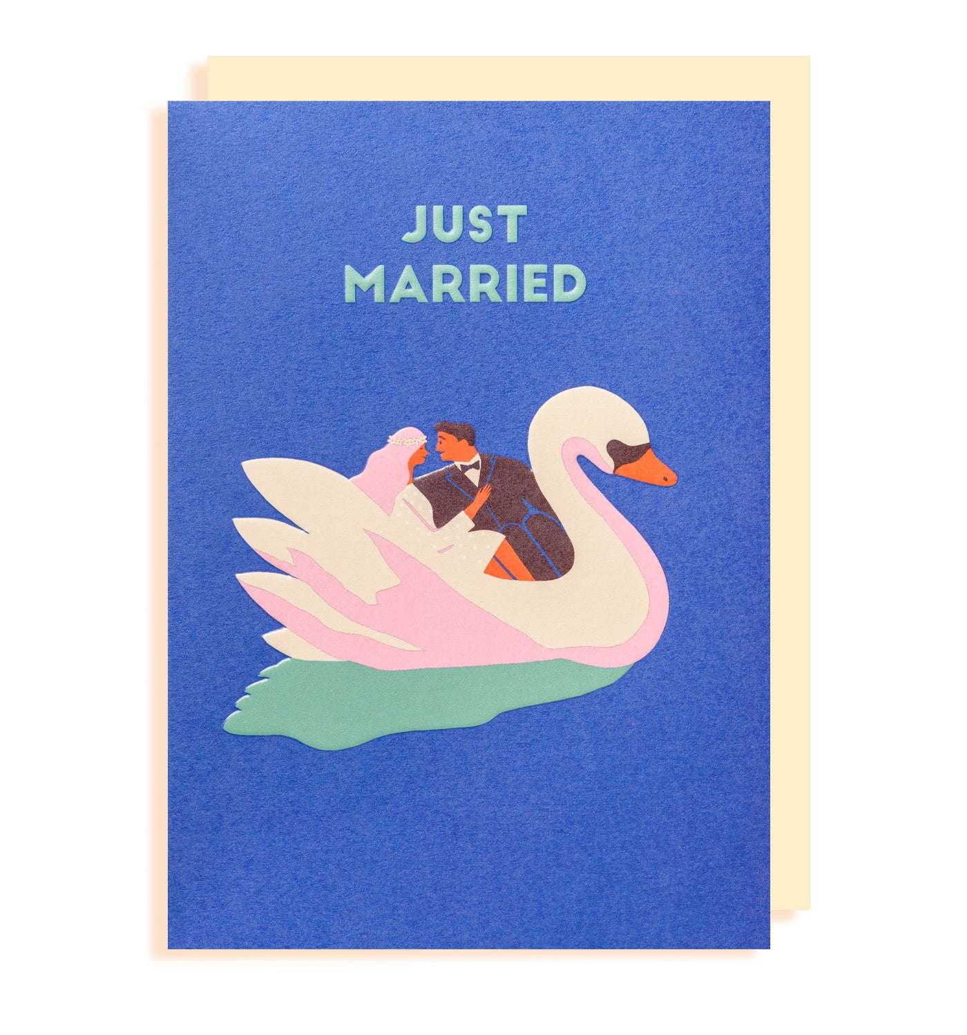 Just Married Greetings Card