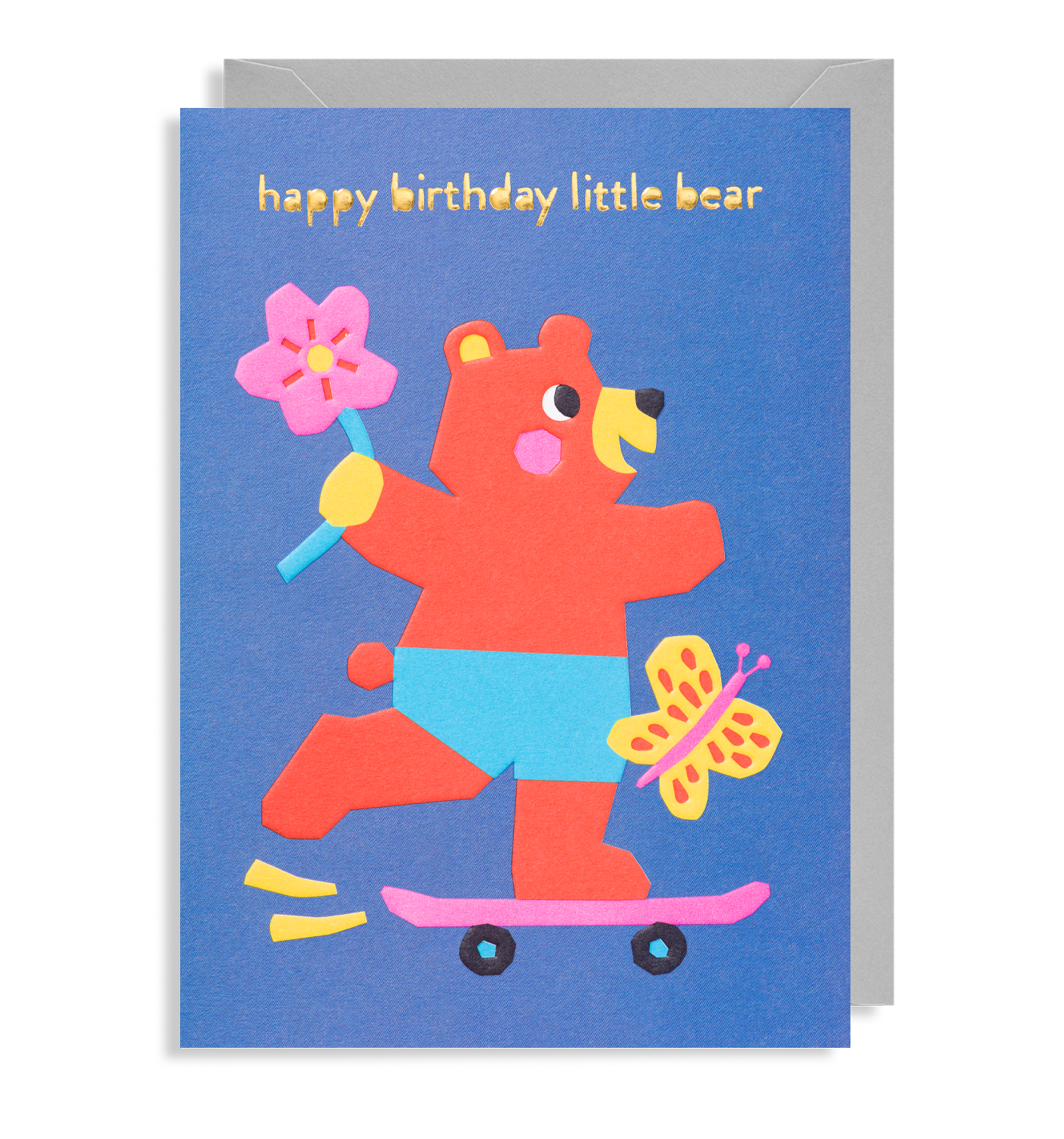 Happy Birthday Little Bear Greetings Card