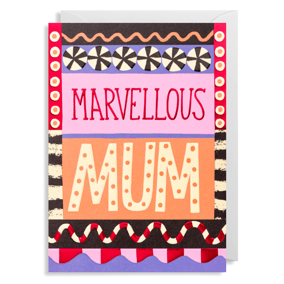 Marvellous Mum Greetings Card