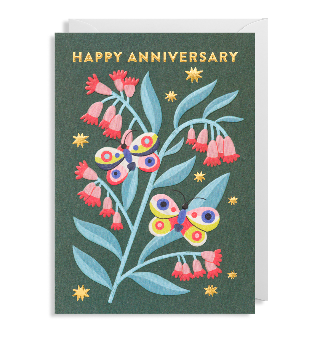 Happy Anniversary Butterfly Greetings Card