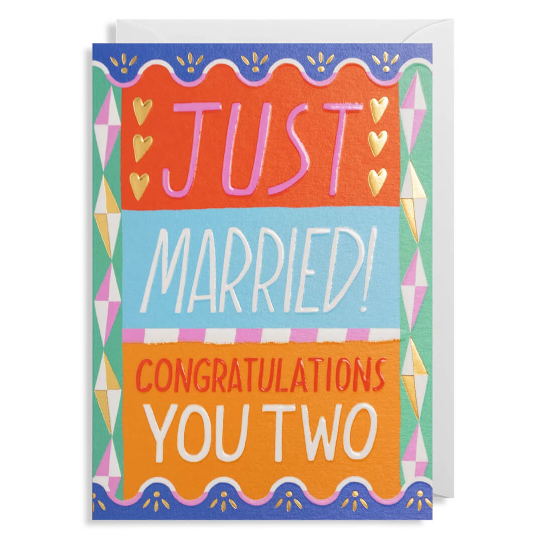 Just Married Greetings Card