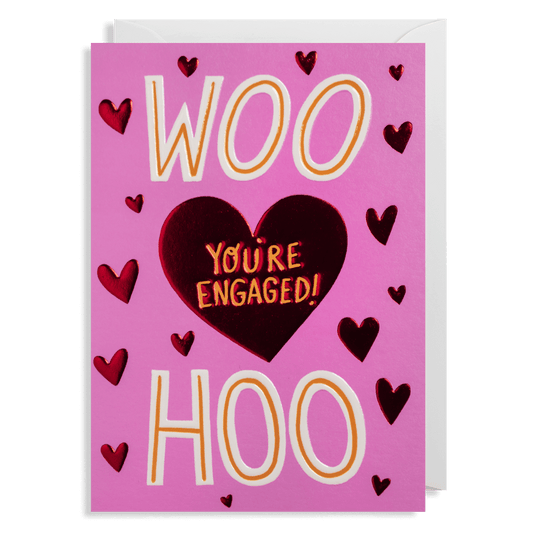 Woo Hoo Engagement Greetings Card