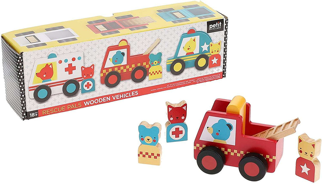 Rescue Pals Wooden Vehicles