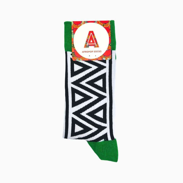 Afropop Triangles Socks (L)