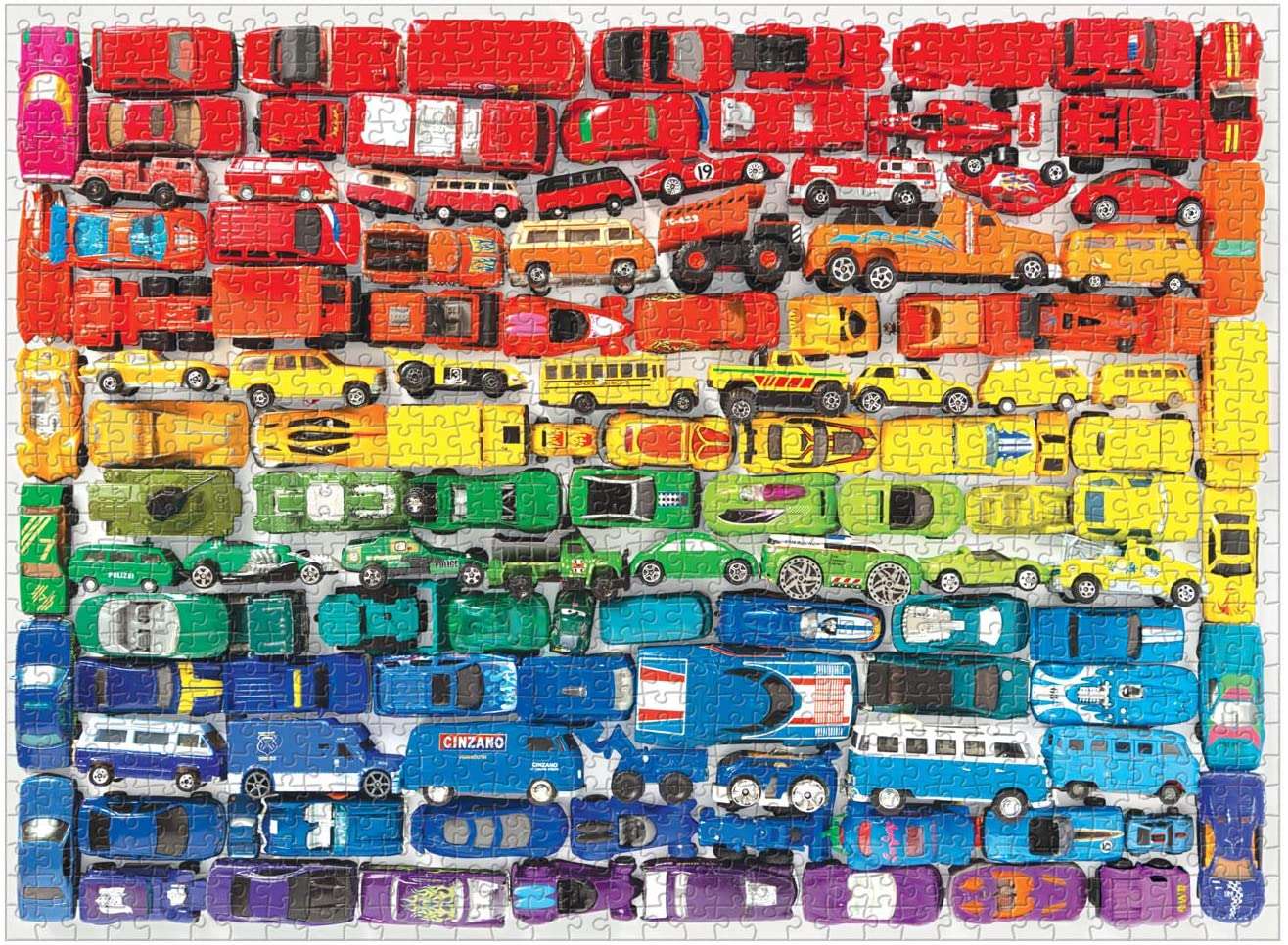 Toy Cars 1000 Piece Puzzle