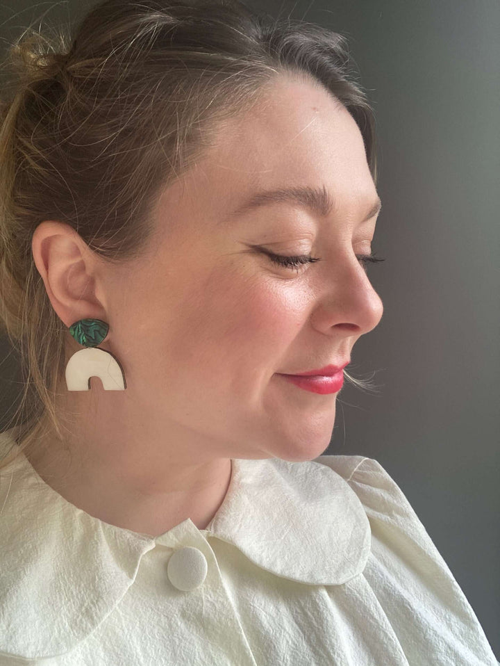 Doris Dot Statement Earrings